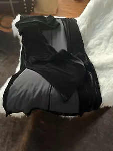 Chaqueta Larga Eileen Fisher Terciopelo Negra Nueva con Etiquetas Talla L Precio de venta sugerido por el fabricante 398 USD - Imagen 1 de 11
