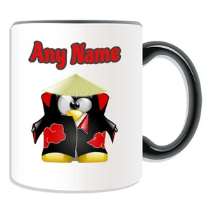 Personalised Gift Itachi Uchiha Mug Money Box Cup Funny Novelty Penguin Cartoon - Picture 1 of 21