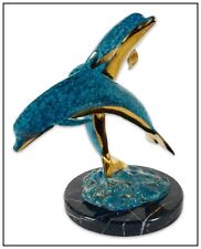 Robert Wyland Kinder Der See Original Bronze Signiert Skulptur Delphin Kunst