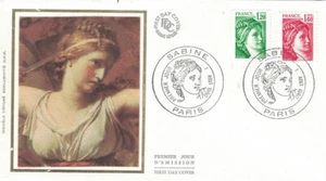 PARIS - PREMIER JOUR - SABINE - ENVELOPPE - 1-8-1980. - Bild 1 von 1