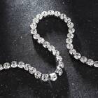 1 Row Glitter Diamante Crystal Diamond Tennis Necklace Choker Chain Jewelry Uk