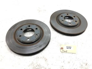 2011-2019 INFINITI QX56 QX80 FRONT BRAKE DISC ROTORS SET X2 OEM - Picture 1 of 5