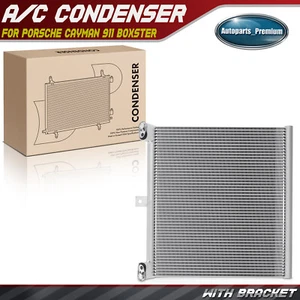 New A/C Air Conditioning Condenser with Bracket for Porsche Cayman 911 Boxster - Picture 1 of 8
