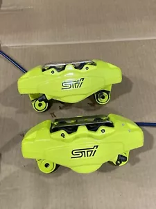 2018-2021 SUBARU WRX 2.5L STI REAR BREMBO BRAKE CALIPERS SET - Foto 1 di 8