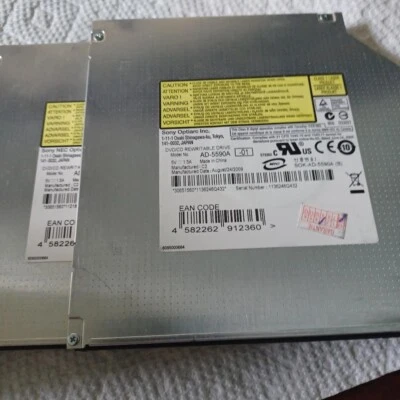 AD-5590A SONY Optiarc IDE Slimline DVD/CD Rewritable Drive ODD Burner no bezel - Image 1 of 2