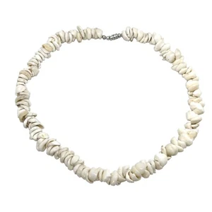 Hawaiian Jewelry 18" Puka Shell Natural Classic Surfer Necklace from Maui Hawaii - Picture 1 of 2