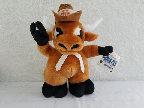 University of Texas UT Longhorns Musical Mascot Bevo Plush Team Crossbars 14" Cover