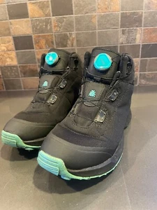 Icebug Stavre BUGrip studded GTX Gore Tex BOA Womens Sz 9. Black/Jademist - Picture 1 of 15