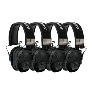 Walkers Razor Slim Electronic Shooting Muffs Patriot Series Camo 4 Pack - Picture 1 of 7