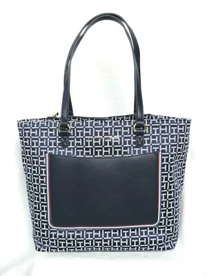 Tommy Hilfiger Women's Jacquard Tote Shoulder Handbags - Image 1 of 4