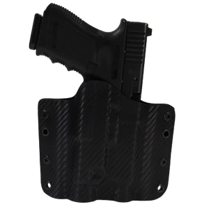 OWB Kydex Holster for Handguns with a Streamlight TLR-7/7A - BLACK CARBON FIBER - Picture 1 of 5