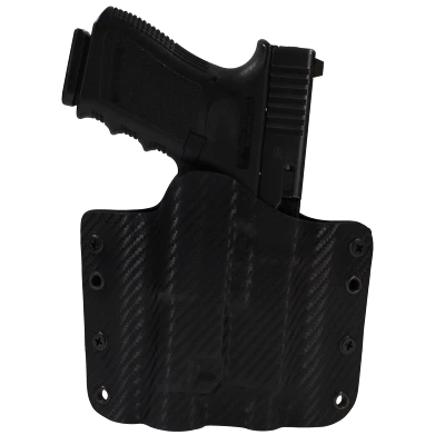 OWB Kydex Holster for Handguns with a Streamlight TLR-7/7A - BLACK CARBON FIBER - Image 1 of 4