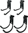 Garge Hooks for Slatwall, Non-Slip Slatwall Accessories, Heavy-Duty Slatwall Hoo