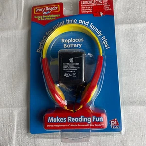 Story Reader Headphones and AC Adaptor to Use with the Story Reader Device - Picture 1 of 2