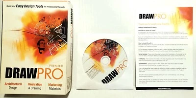 Premier Draw Pro Architecture Illustration Marketing Software Design Tools NEW  - Image 1 of 4