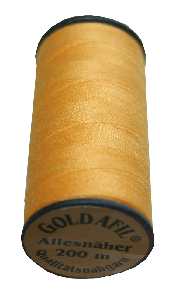 (0,02€/m) Nähmaschinen Nähgarn Polyester 40/2  hellorange 200 m (1080) - Bild 1 von 1