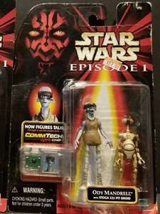 STAR WARS EPISODE I ODAY MANDRELL COMM TECH CHIP NIB 1998 SEE NOTE - Picture 1 of 5