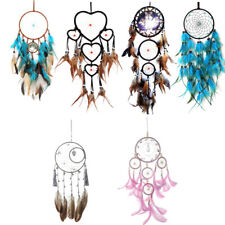 Feather Dream Catcher Beads Wall Hanging Boho Style Living Room Art Decor Gift 