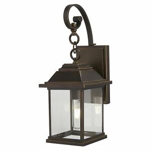 Minka Lavery 72631-143C Mariner's Pointe 1 Light Oil Rubbed Bronze Outdoor Wall