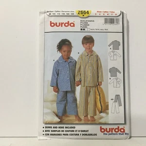 Neu ungeschnitten Burda Muster Kinder 2664 Größe 3-8 kostenloser Versand - Bild 1 von 4