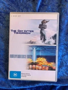 2 Movie Pack The Day After Tomorrow / Independence Day Region 4 DVD Free Postage - Picture 1 of 3