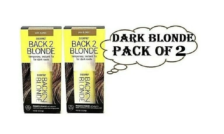 Everpro Back 2 Blonde Medium Temporary Instant Fix for Dark Roots 4 Oz