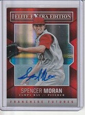 Spencer Moran 2014 Panini Elite Extra Edition Baseball Autographed Card 382/799