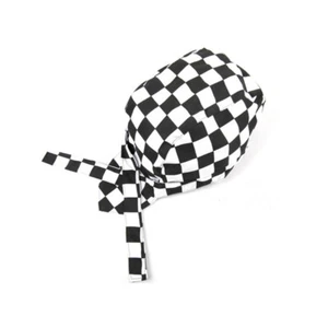 Mode Hut Küche Gastronomie Totenkopf Band Turban (schwarz + weiß) - Bild 1 von 4