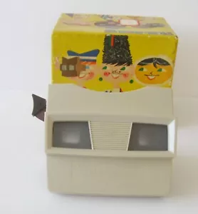 Visore View-Master modello G colore crema di fabbricazione belga ottimo in scatola colorata - Foto 1 di 12
