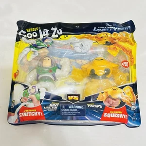 Heroes of Goo Jit Zu x Disney Pixar 2022 Buzz Lightyear y Cíclope Amarillo - Imagen 1 de 3