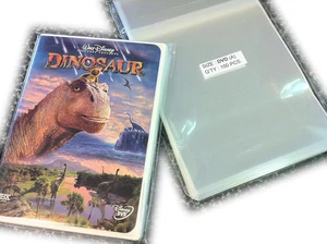 100 bolsas de celofan transparentes para DVD no retractiles de 6 x 8 pulgadas - Imagen 1 de 12