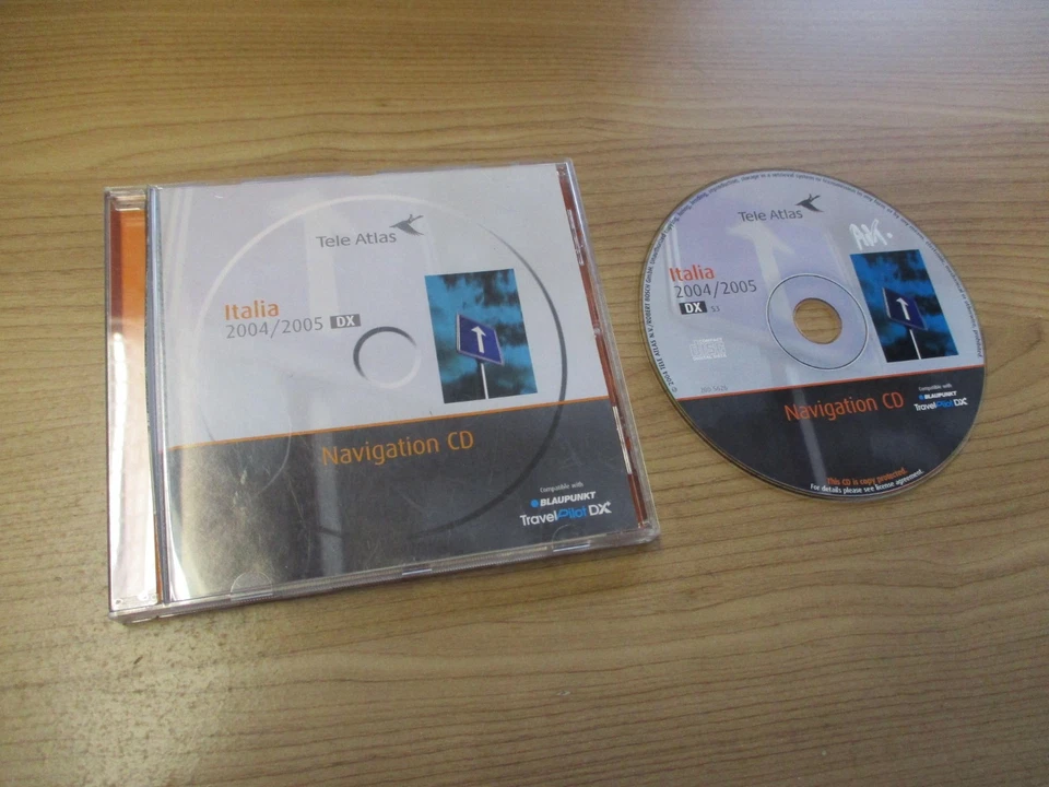 Navi Navigation CD Karte ITALIEN 2004 2005 AUDI A3 A4 A6 A8 TeleAtlas DX - Bild 1 von 4