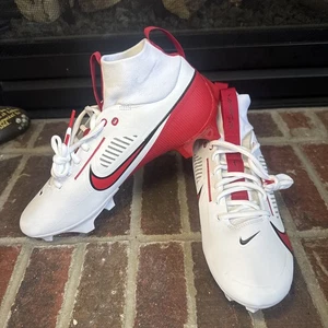 Nike Men Vapor Edge Pro 360 2 TB Cleats University Red White Size 10 FQ4044-105 - Picture 1 of 9