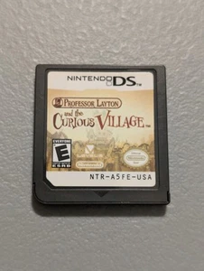 Professor Layton and the Curious Village (Nintendo DS) Auténtico - Solo cartucho - Imagen 1 de 7