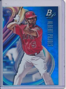 Albert Pujols 2018 Bowman Platinum Blue Parallel 024/150 - Picture 1 of 1