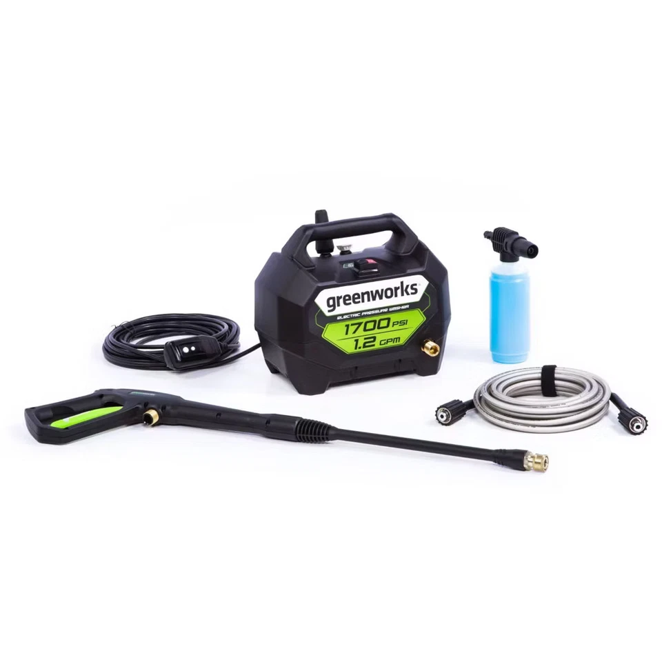 GreenWorks 1700-psi 1.2-gpm Cold Water Electric Pressure Washer