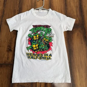 Vintage 1990 Teenage Mutant Ninja Turtles Shirt Kinder XL 14-16 TMNT 90s - Bild 1 von 6