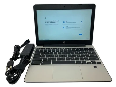 HP 11 G5 11.6" Chromebook N3060 1.60GHz 4GB RAM 16GB NVMe SSD - Image 1 of 4