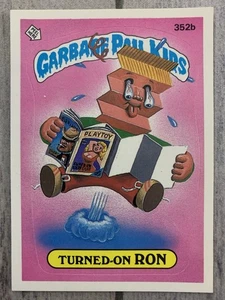 Garbage Pail Kids GPK OS0 9th Series Turned On Ron Card 352b - Picture 1 of 2