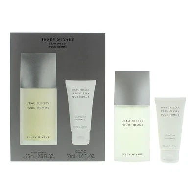 Issey Miyake L'eau D'issey Pour Homme Eau de Toilette 75ml + Shower Gel 50ml