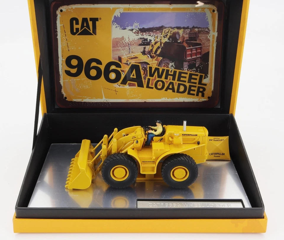 1/50 DM-MODELS - CATERPILLAR - CAT966A RUSPA GOMMATA - SCRAPER TRACTOR 85579 - Immagine 1 di 1