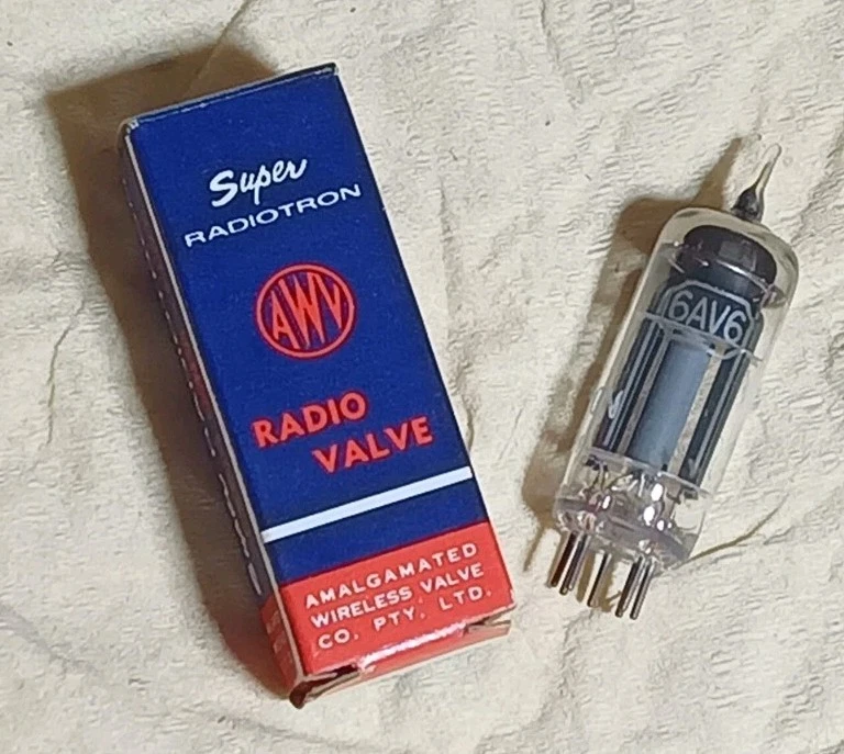 Electron Tube / Radio TV Audio Valve - 6AV6 EBC91   (NOS) - image 1 of 1