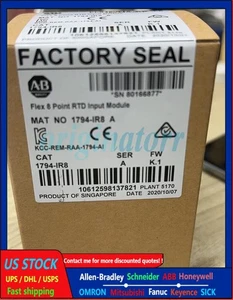 2020 Sealed Allen-Bradley 1794-IR8 Flex 8 Point RTD Input Module AB 17941R8 - Picture 1 of 3