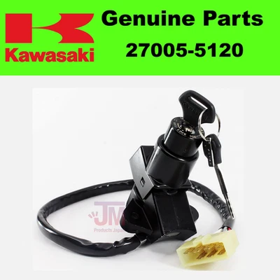 Conjunto de interruptor de encendido original Kawasaki ZRX1200R ZR1200 2001-2005 27005-5120 FABRICANTE DE EQUIPOS ORIGINALES Foto 1 de 4