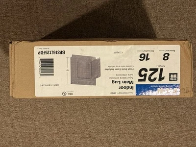 EATON Cutler-Hammer BR816L125FDP Indoor Main Lug 125 Amp, 8 Spaces 16 Circuits - Image 1 of 3