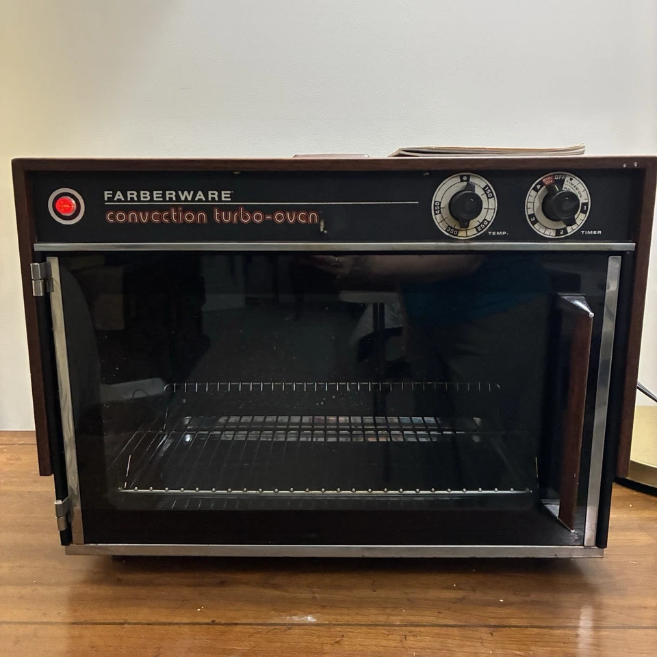 Vintage Farberware Convection Turbo Oven Model 460 Tested Works 1970s Countertop - Image 1 of 4