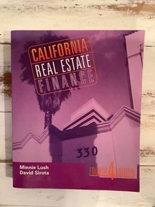 California Real Estate Finance by Minnie Lush (1998, Trade Paperback) - Foto 1 di 4
