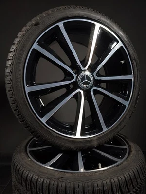 4 Winterräder 225/40R18 Mercedes A B CLA Klasse W176 W246 18 " Alufelgen - Bild 1 von 4