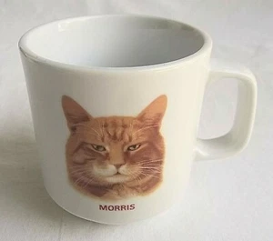 Morris the Cat Mug Vintage Ceramic Cup Advertising Mascot Tabby Papel - Picture 1 of 6