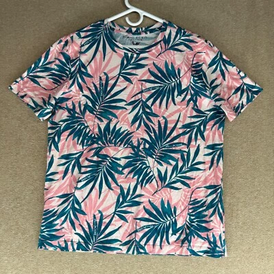 Marc Ecko Men's Size L  Floral Print Cotton Short Sleeve Crew-Neck T-Shirt - Image 1 of 4